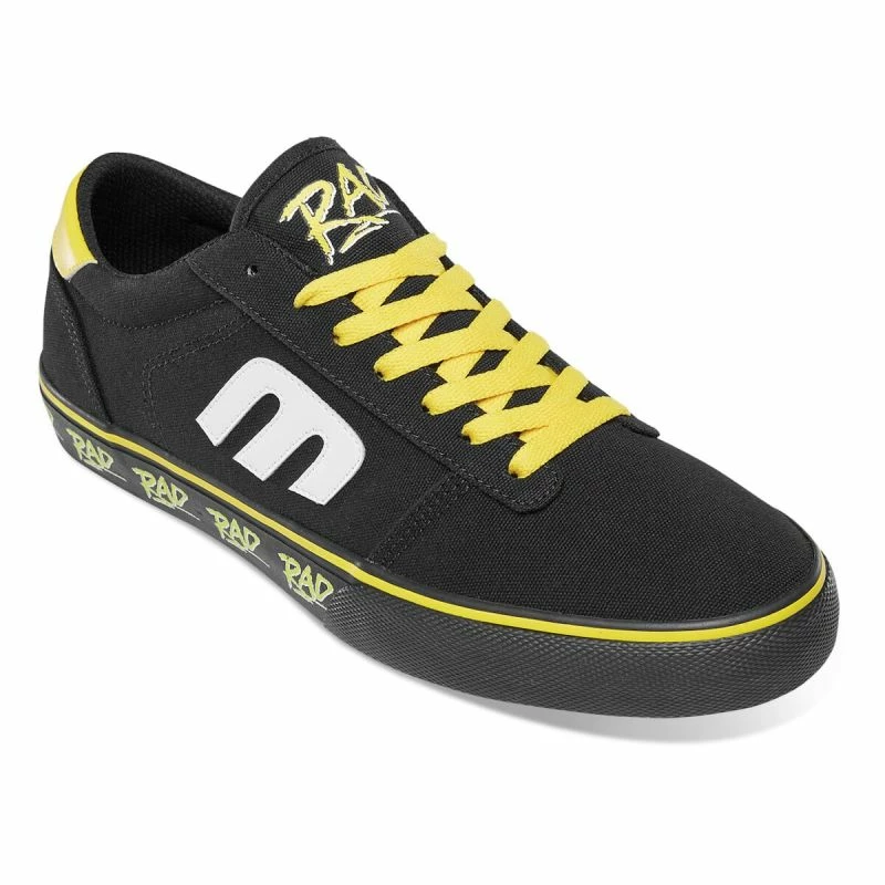 CHAUSSURES BMX ETNIES "Calli Vulc X RAD" BLACK/YELLOW – Image 3