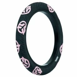 PNEU BMX FEDERAL COMMAND LP BLACK WITH PINK LOGOS