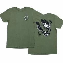 TEESHIRT ODYSSEY BMX RIPPED MONOGRAM OLIVE
